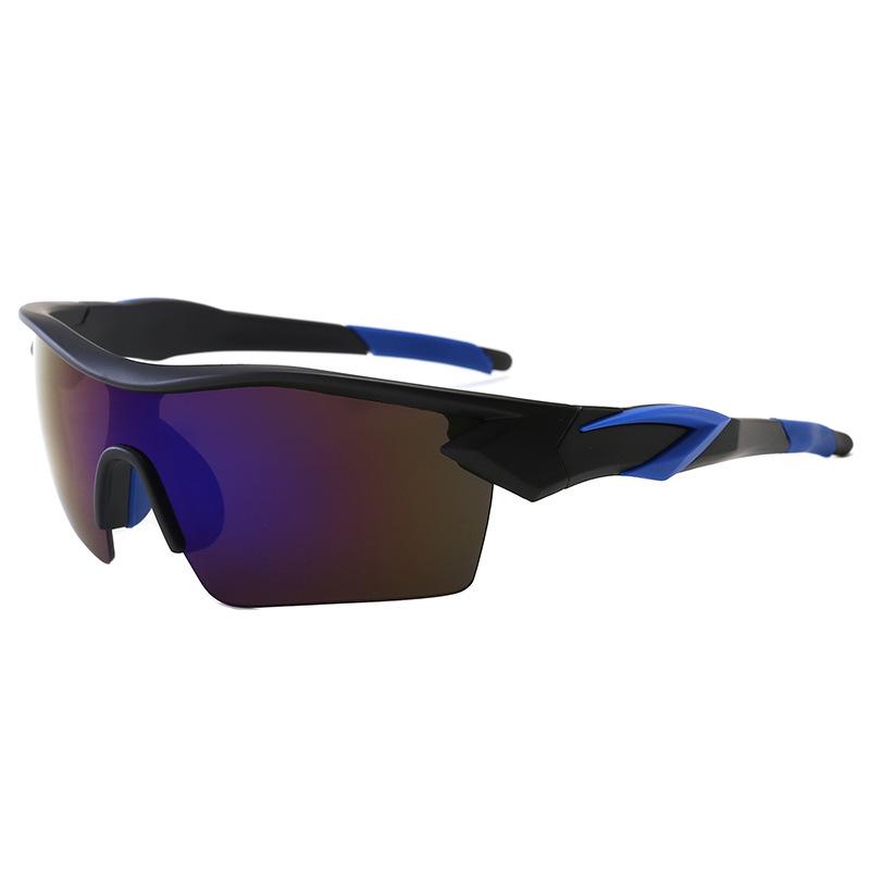 Trendy Men's Cycling Sunglasses with Soft Nose Pad - Dustproof Outdoor Sports Glasses