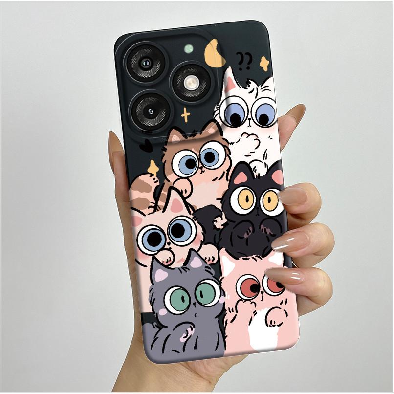 For Itel A50 A667L Casing Pretty Butterfly Flowers Soft Silicone TPU Shockproof Cover For Itel A50 A 50 ITELA50 2024 Phone Case