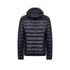 Emporio Armani EA7 Light Down Jacket Hoodie Silver Logo S [Emporio Armani] Men's