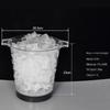 4L Ice Bucket LED Light Unbreakable PS/ABS Creative Bar Ktv Luminous Wine Rack Red Champagne Cocktail Iced Barrel
