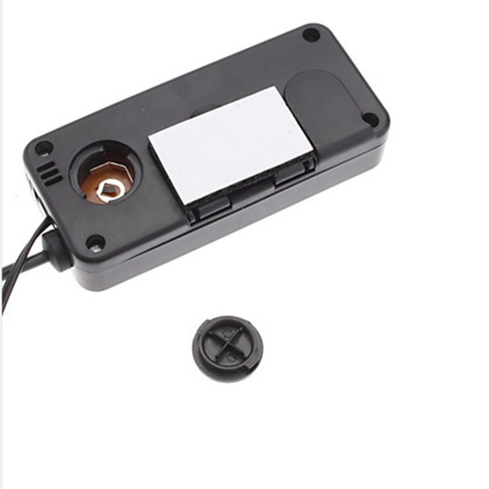 12V Mini LCD Display Digital Thermometer Car Inter/Exter Thermometer Embedded Electronic Digital Thermometer