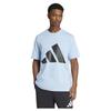 Essentials Big Logo T-shirt 100% Cotton Blue Clair