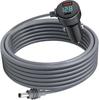 Pro nabíječku Starlink USB Type C Zapalovač do auta Nabíječka do auta 12V-24V Vozidla 2M Digitální voltmetr Vodotěsný prodlužovací kabel