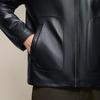 Septwolves Men's Lightweight Sheepskin Leather Jacket