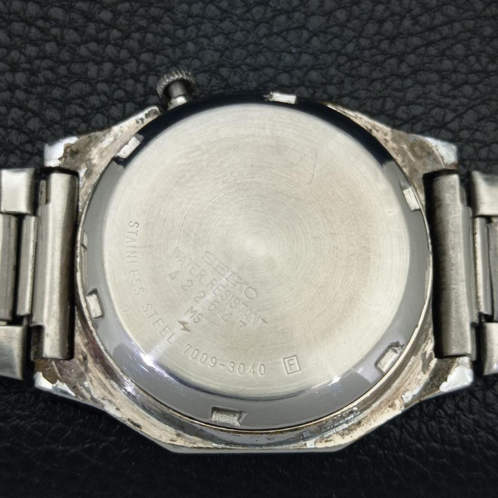 GENUINE VINTAGE SEIKO 5 AUTOMATIC 7019A JAPAN MENS ORIGINAL DIAL WATCH A702423-5