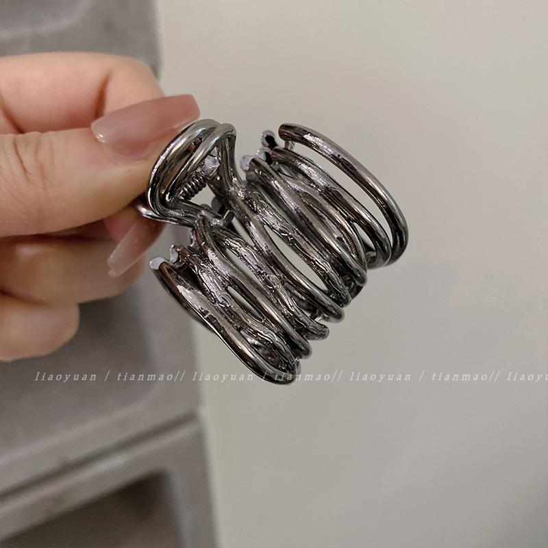 3cm Punk Y2k Hair Clips Metal Small Hairclaws Pony Hair Half Up Hairstyle Hair Accessories for Girls and Women