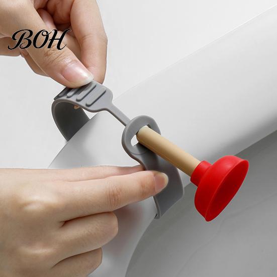 Travel Toilet Accessory Seat Lifter Handle, Silicone No Touch Cover Lifter, Washable Lid Easy Installation Reusable Handle for Bathroom Elderly