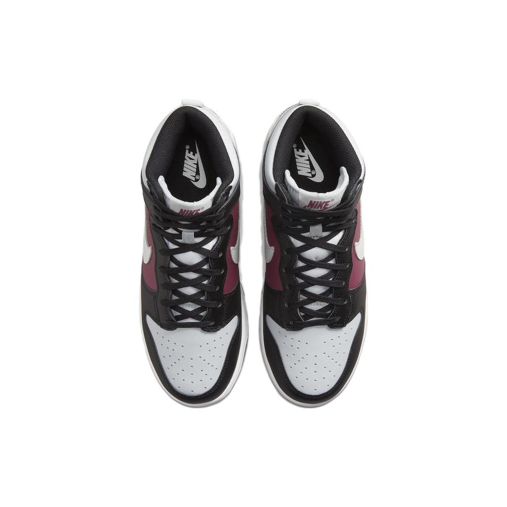 New Nike Dunk High Black Rosewood Pure Platinum Women's DD1869-005