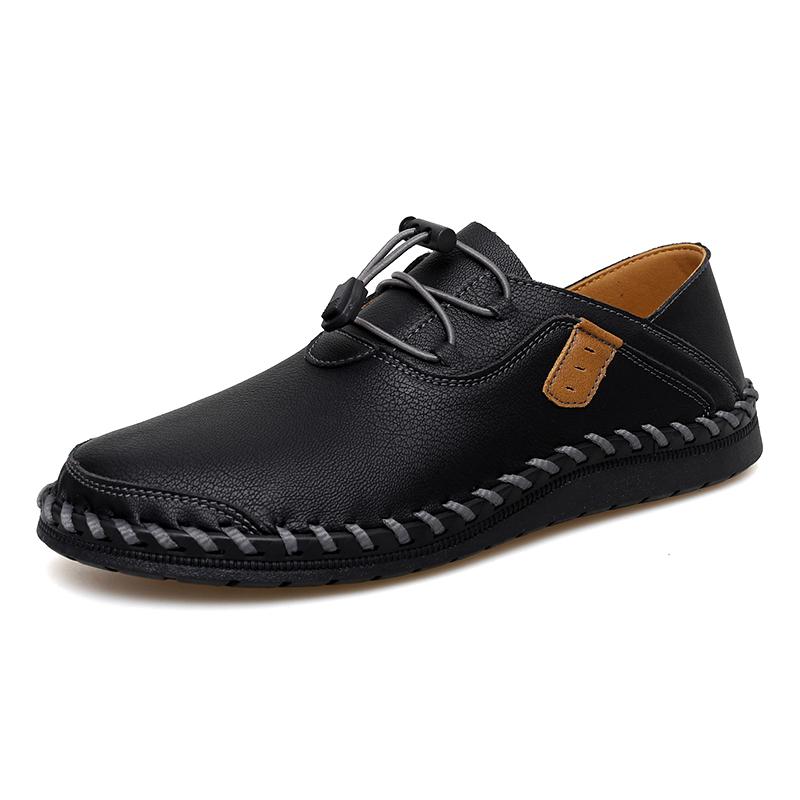 Fashion Handmade Leather Men's Penny Loafers Casual Office Business Shoes Fashion Party Wedding Moccasins Formal Male Slip On Footwear