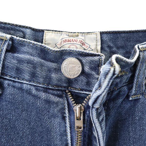 Armani Jeans Vyrobeno v Itálii džínové kalhoty s vysokým pasem W28 Dámské Použité