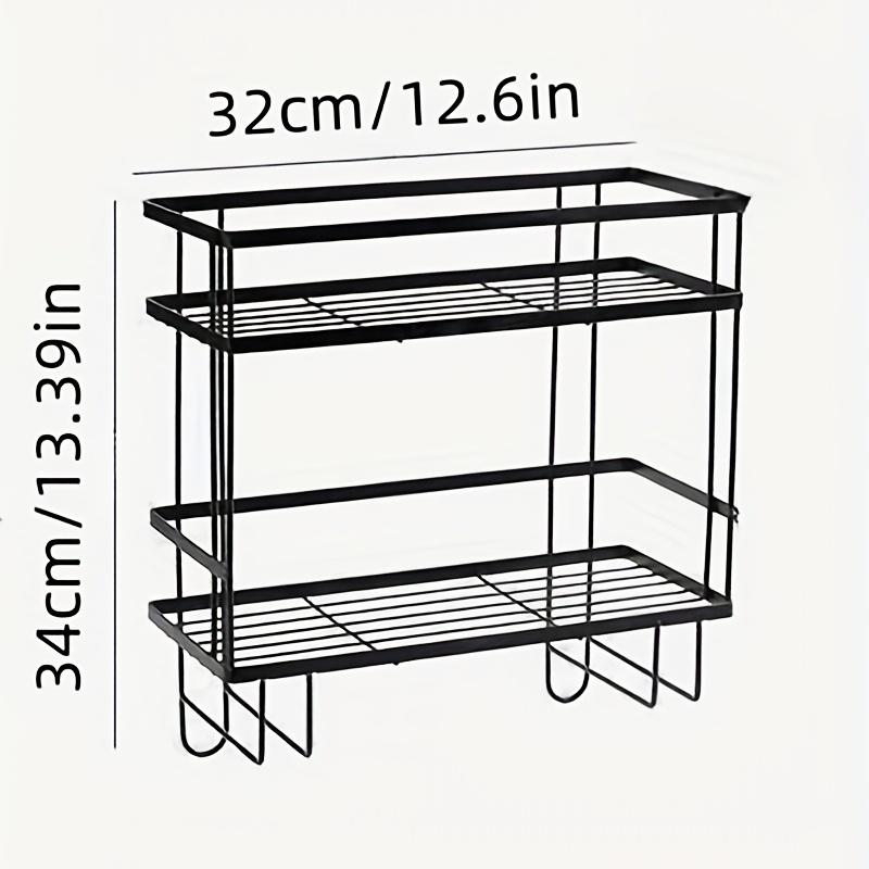1pcs Bathroom Over The Toilet Storage Shelf Bathroom Storage Organizer with Toilet Paper Holder Toilet Top Shelf Space Saver