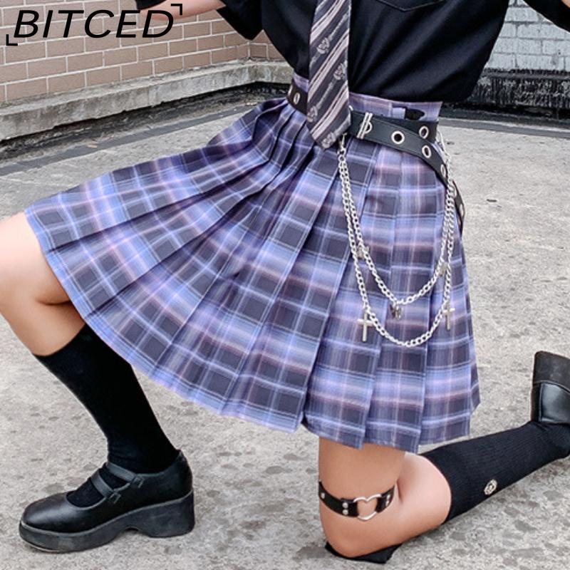 

BITCED Женская модная повседневная летняя весенняя юбка 18 цветов XS