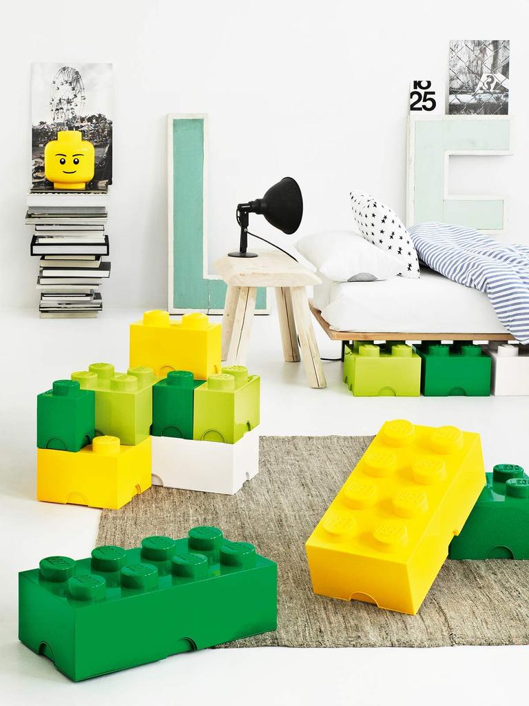 LEGO Storage Box Brick 4 DIF Yellowish Green 40031748
