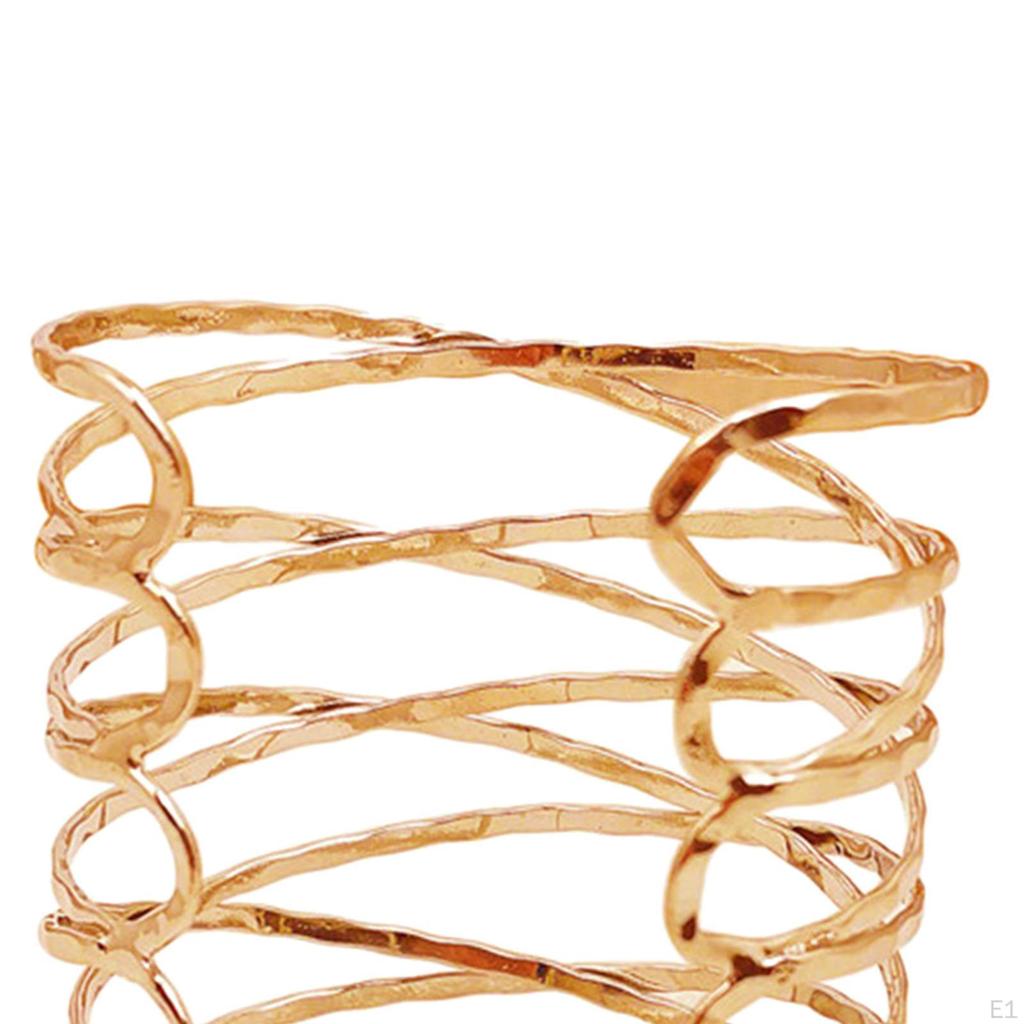 Arm Bracelet for Women Girls Open Upper Bangle Simple Adjustable Armlet Armband Set