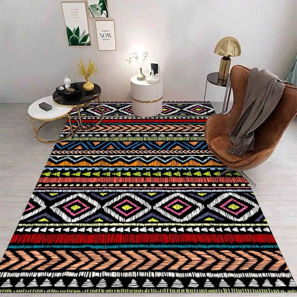 Simple Carpet Cartoon Living Room Bedroom Kitchen Sofa Table Balcony Rug Non-slip Washable Mat Exquisite Home Ornaments