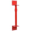 Support mural - VIDAXL - 78 cm - Acier - Rouge - Charge max 1000 kg