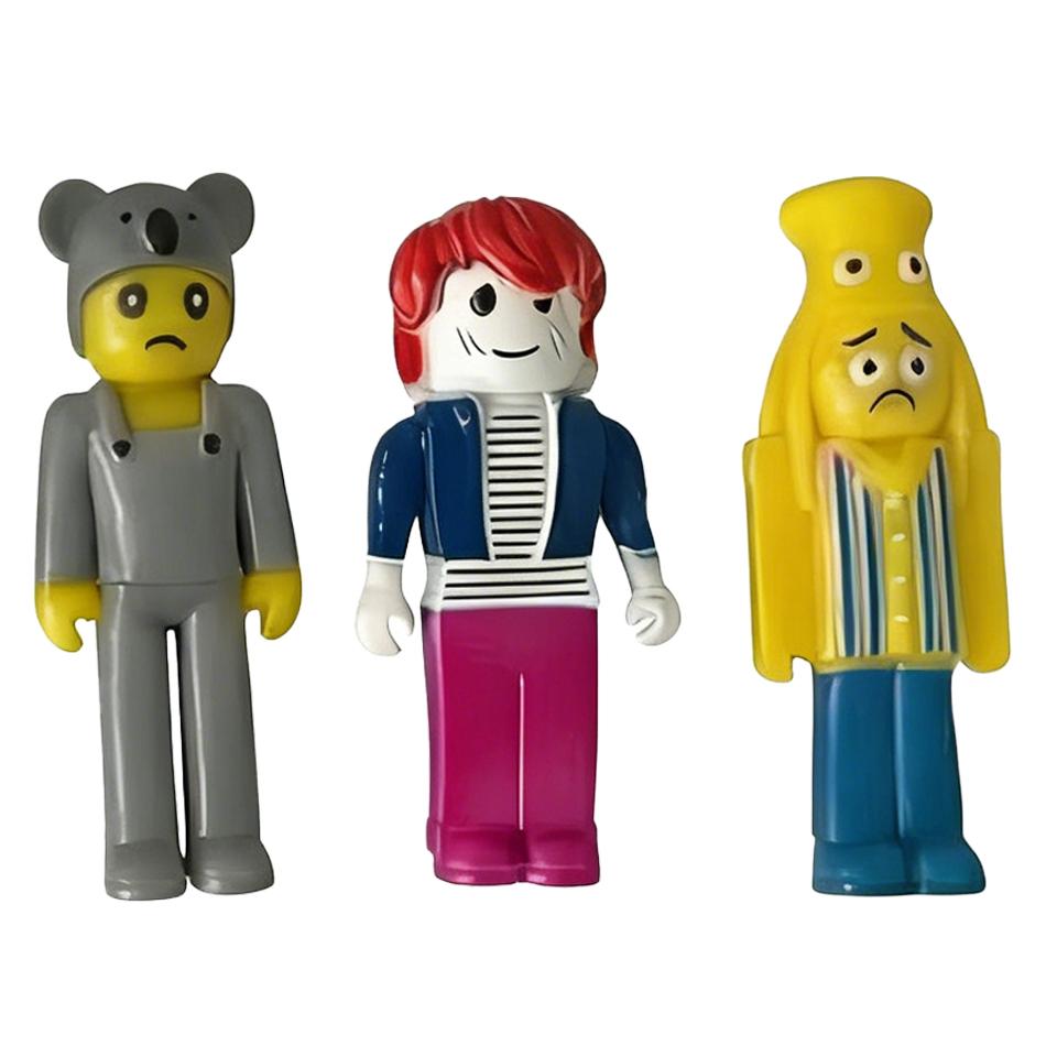 18 Stück/Set 99 Nächte im Wald Figuren Figuren Figur Eule Ziege Wolf Hirsch 99 Nächte im Wald Figur Plastikspielzeug Geschenke