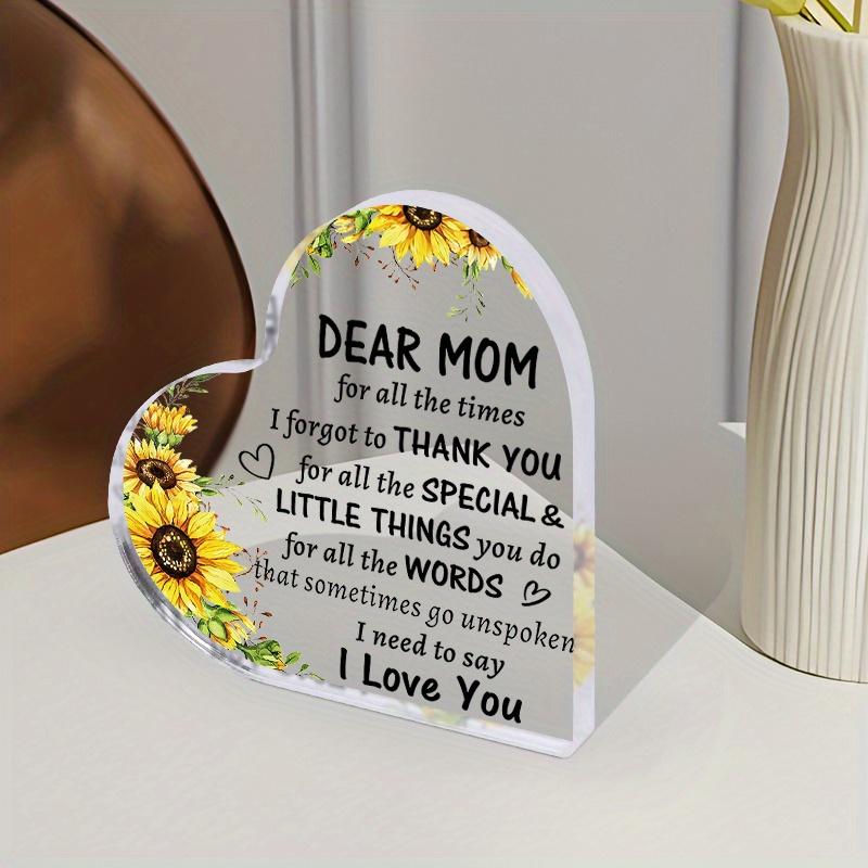 2D Flat, Acrylic Creative Thanksgiving Decorative Plaque, Sunflower Pattern Design, Suitable for Wall Decoration, Porch, Room, Villa, Accents Home, Ha