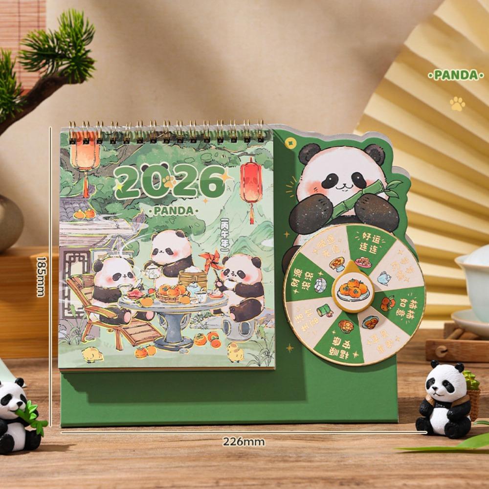 Multi-function Desktop Paper Calendar Panda Agenda Organizer Useful Planner Scheduler  Home Decor