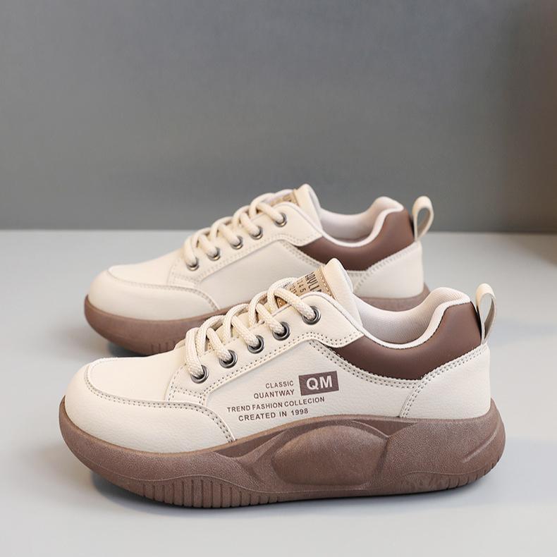 Alkalmi deszkás cipők, vastag talpú magasságnövelő cipők, koreai verzió sport női cipők, diák utcai divat