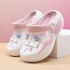 Colorful Girls Summer Clogs Lightweight Breathable Nonslip Outdoor Beach Footwear
