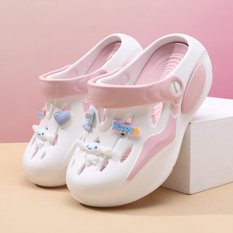 Colorful Girls Summer Clogs Lightweight Breathable Nonslip Outdoor Beach Footwear