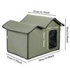 Outdoor Cat House Detachable Roof Easy To Clean Pet Bed Waterproof Practical Cat Nest Cat and Dog Multifunctional Universal Bed