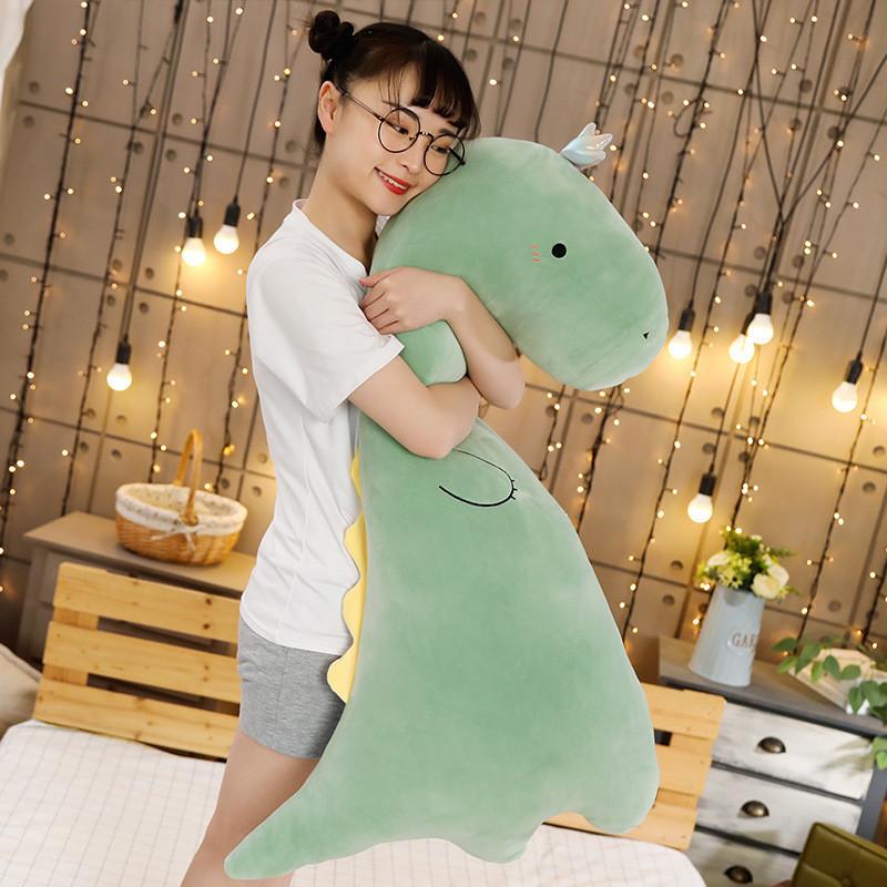 Dream Cute Little Dinosaur Plush Toy Girl Pillow Pillow To Accompany Gift Doll