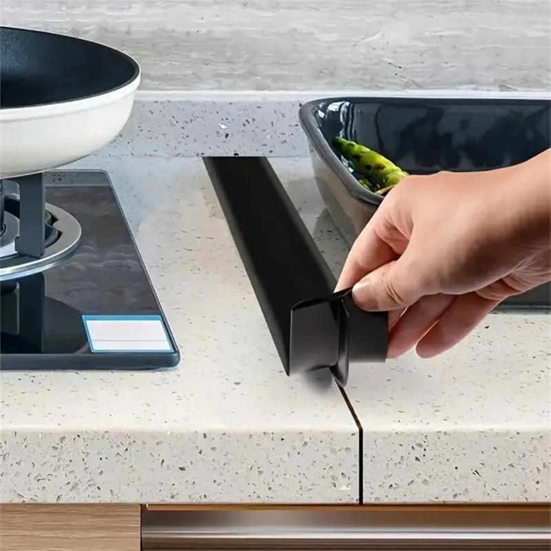 Stove Counter Gap Strip Kitchen Silicone Heat Resistant Mat Gas Stove Protector Slit Cleaning Pad Oil Dust Seal Cooker Cover