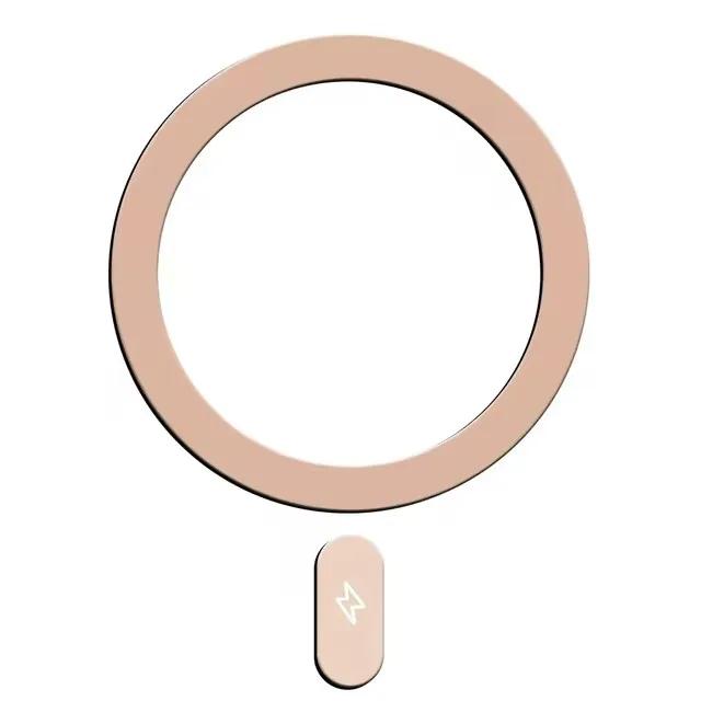 1/5KS Magnetická nálepka Kovový kroužek pro Magsafe Bezdrátové nabíjení Kruhový nabíjecí disk Magnetické nálepky Pro iPhone 16 15 13 Pro Max