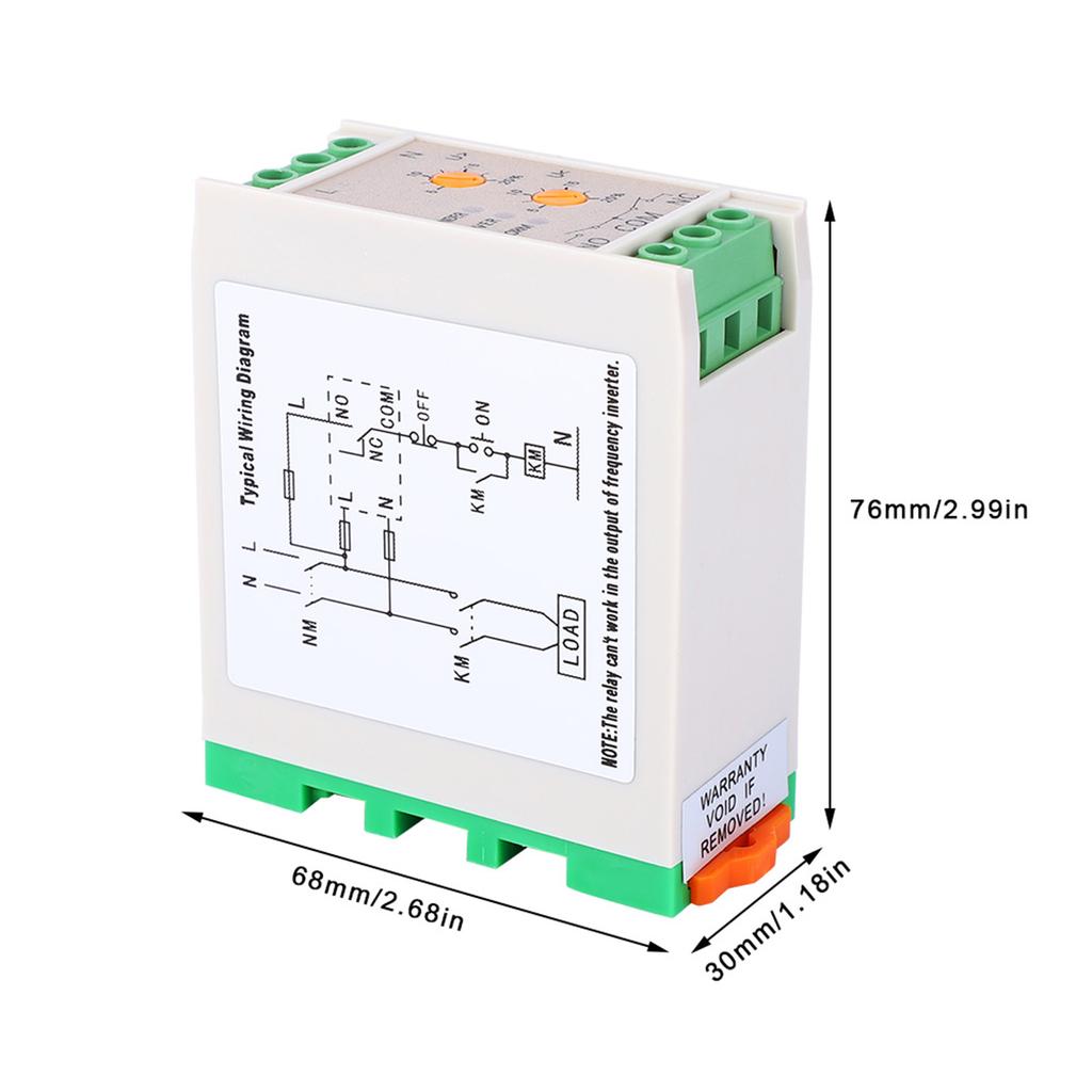 SVR-220W Adjustable Undervoltage/Overvoltage Range Single Phase Power Monitoring Relay 220V