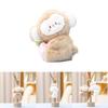 Monkey And Rabbit Plush Keychain With Carrot Peach Design For Girls Gift And Collectible Fun