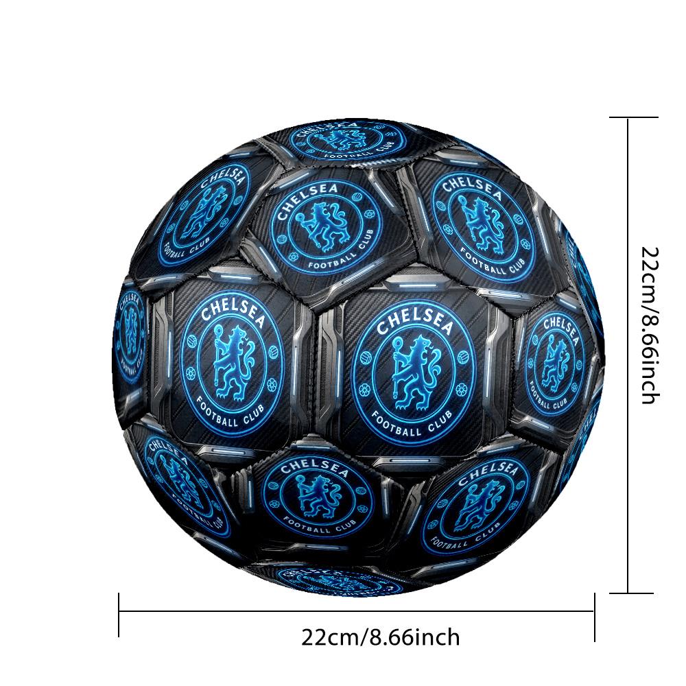 Pallone da calcio a tema Chelsea FC Taglia 5 Pallone da calcio Tocco Morbido Pallone da calcio Professionale per Allenamento per Sport all'Aperto