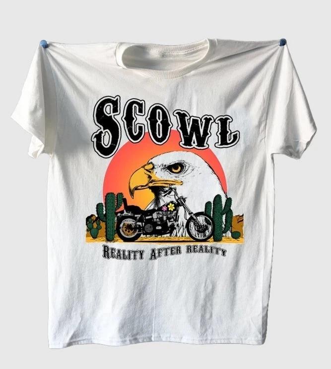 

Scowl rock band WHITE artwork Unisex T-shirt Size S-3XL 4XL