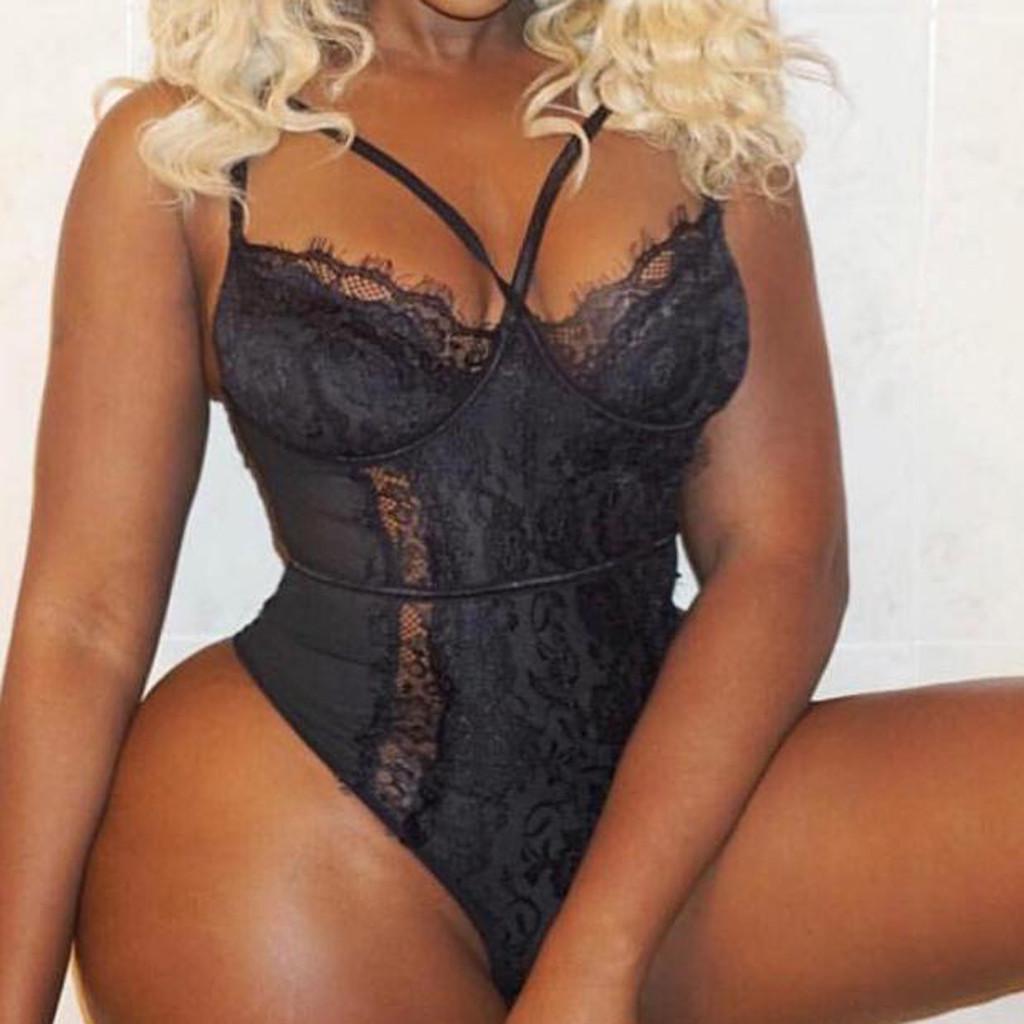 Mujeres Sexy encaje Bodysuit hilo lencería ropa interior de una pieza  comprar a buen precio — entrega gratuita, reseñas reales con fotos — Joom