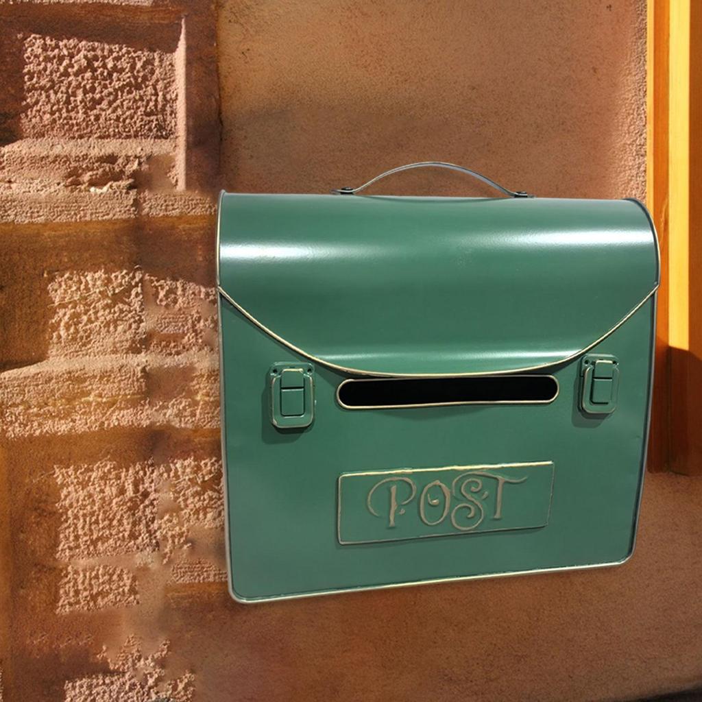 Aktentasche-Briefkasten, Praktisch Und Dekorativ für Den Eingang.