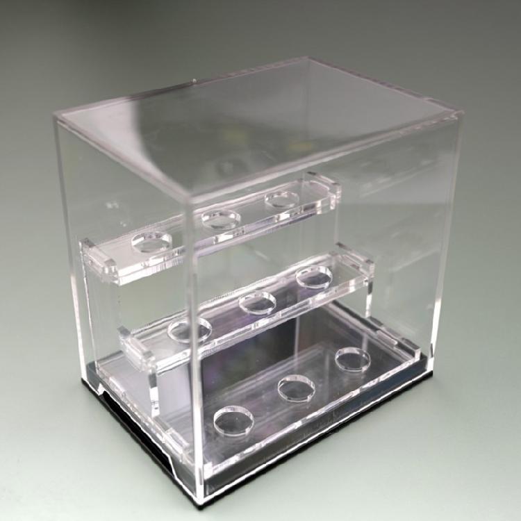 Practical Acrylic Storage Box Sturdy Acrylic Crystal Holder For Safe Display Of Valuable Stones In Various Settings