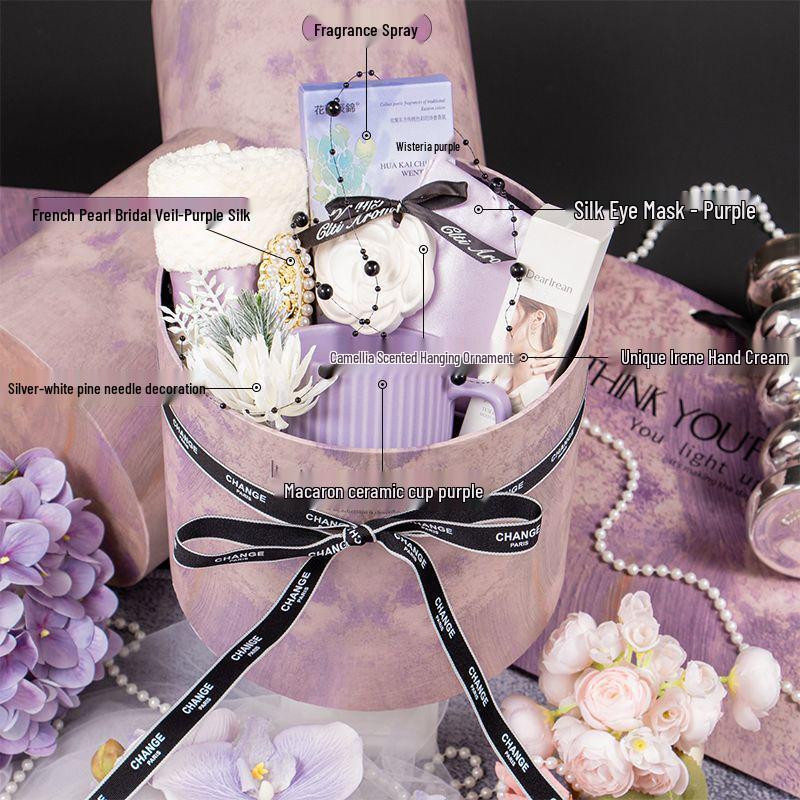 Scatola Regalo Lusso per Damigella d'Onore: Elegante Ringraziamento per Migliori Amiche e Sorelle