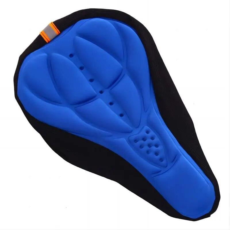 Mountain Bike Riding Thickened Silicone Seat Cover Bicycle Cushion Cover Silicone Seat Cover Soft Outdoor Accessories Saddles