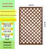 Anti-Corrosion Wood Garden Fence & Climbing Frame for Outdoor Spaces