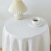 Lace White Dining Table Fabric Style Round Table Square Table Bedside Table Desk Photo Background Cloth Tablecloth Decoration