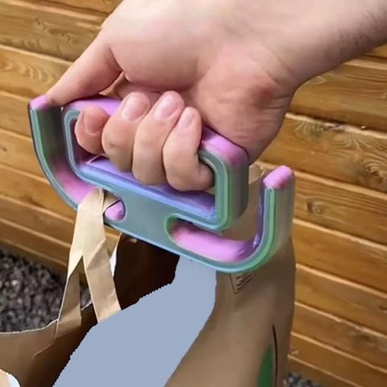 Grocery Bag Carrier Holder 80lbs Capacity Heavy Duty Shopping Bag Rack Comfortable Grip