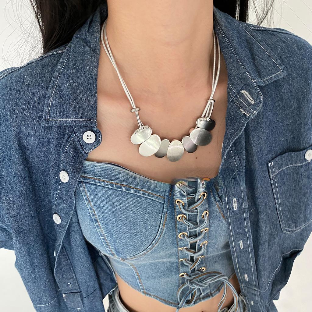 DIMANAF 2023 Four Seasons Anheng Retro Tilbehør Lang Etnisk Stil Blad Enkelt Tilbehør Anheng 68