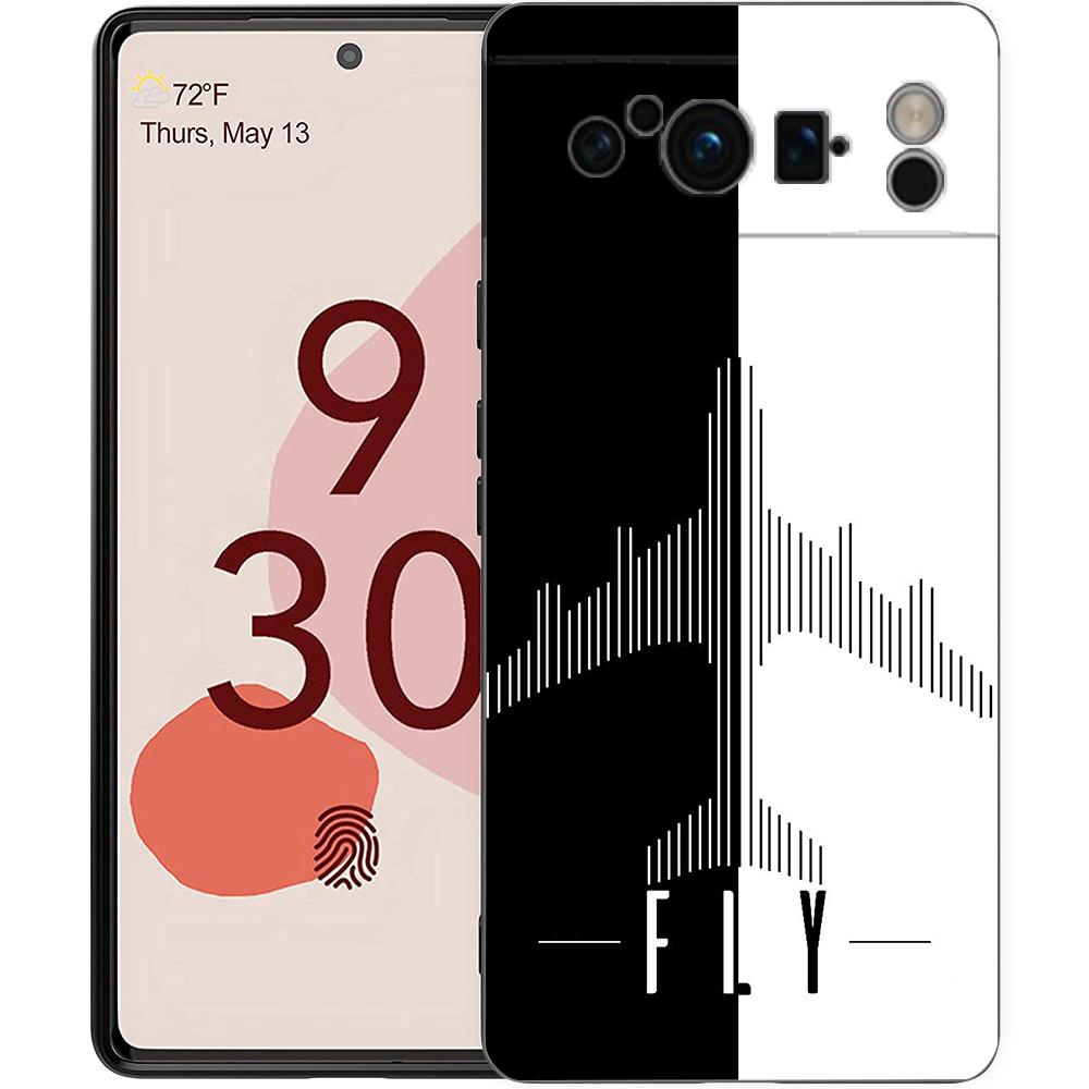 

For Google Pixel 10 Pro Phone Case Pixel 9 Pro XL TPU Case Pixel 8 Pro 9A 8A 7A 7 6A 6 Pro Soft Cover Airplane Pattern Pixel 10 Pro