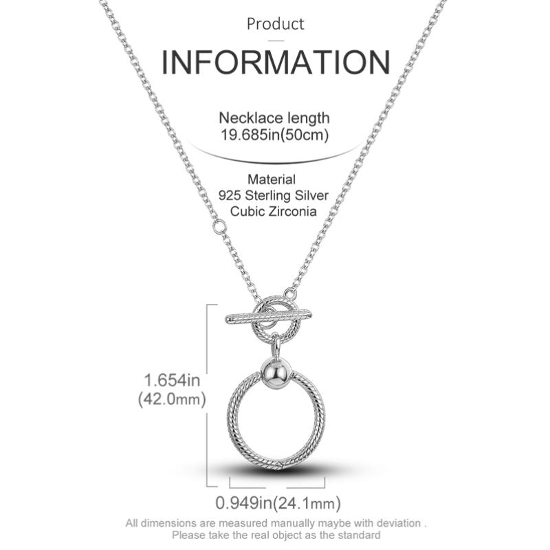 Silver Color O Pendant Moments Pave O Pendant Dangle Charms Fit Original Cable Chain Necklace Fashion Women Jewelry Making Gift