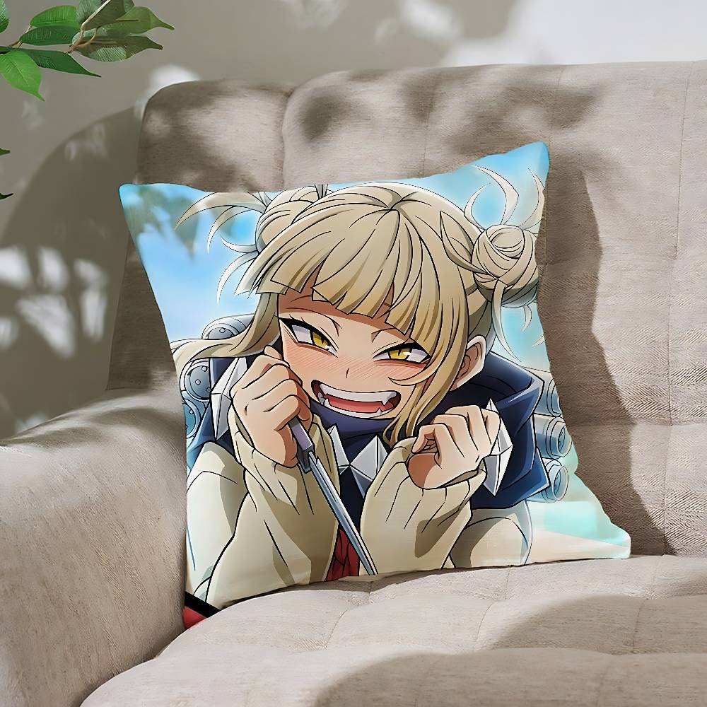 Cute Anime-Himiko TogaS Customizable Square Pillowcases, Stylish And Soft, Perfect For Beds, Cars, And Sofas.