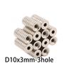 10/20/50pcs 10mm X 3mm Ring Magnets with 3mm Hole - Countersunk for Screw Mounting, Signs, Nameplates, Sensors & DIY Projects