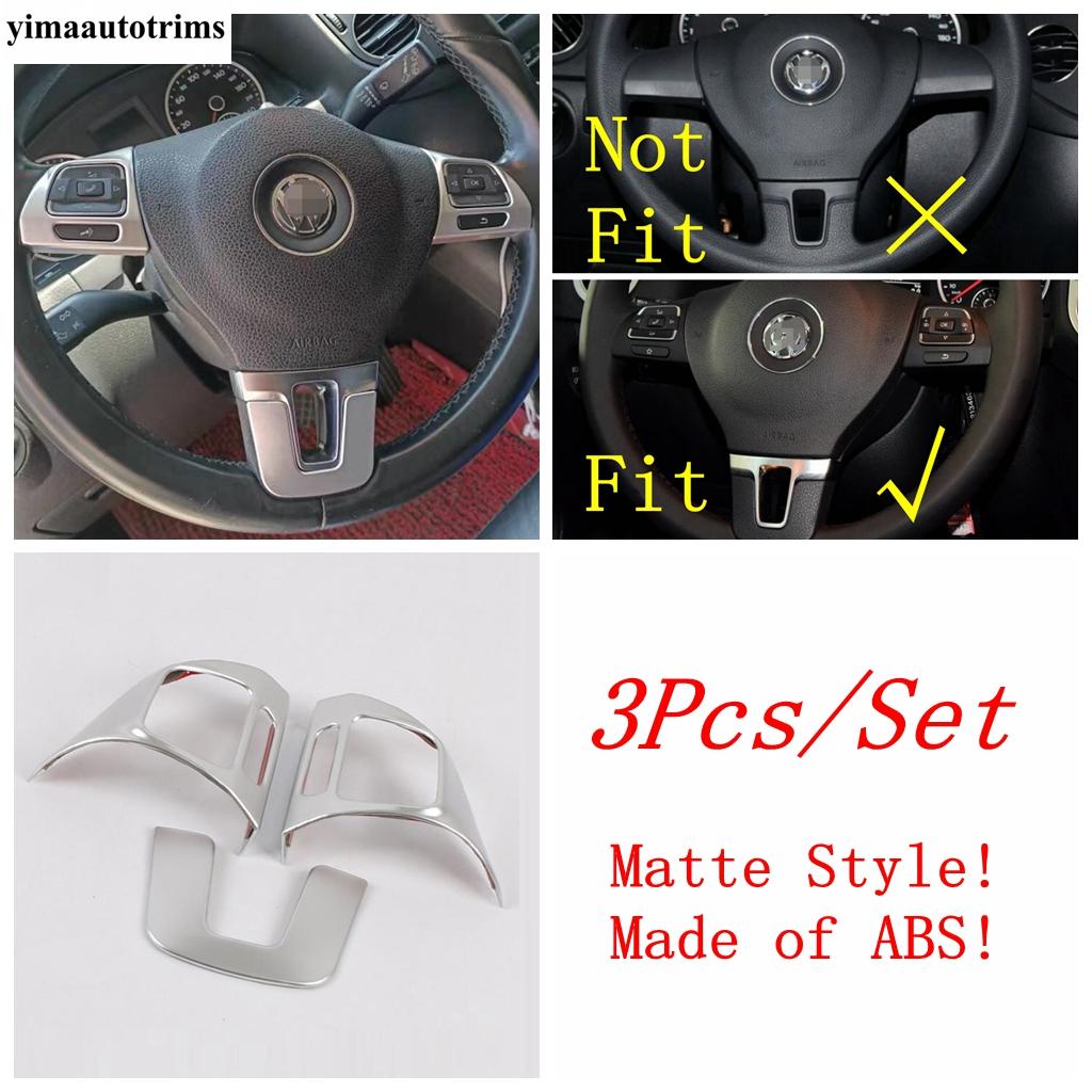 Car Dashboard Frame Central Control Air Vent Head Light Lamp Cover Trim ABS Accessories For Volkswagen VW Tiguan MK1 2008 - 2015