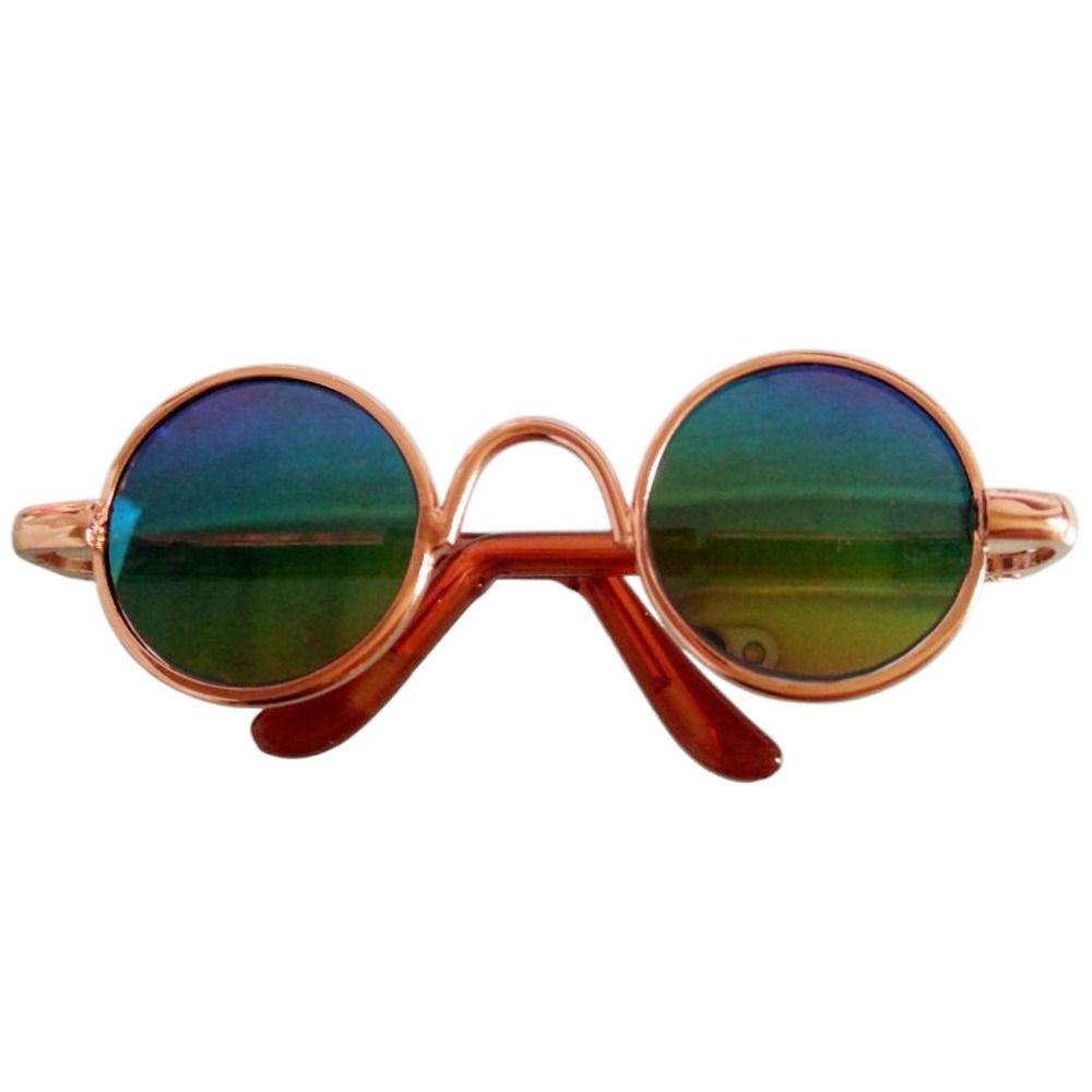 Mini Plush Doll Accessories Glasses Clothes For 10cm Dolls Plush Doll Eyeglasses Cute Round Frame