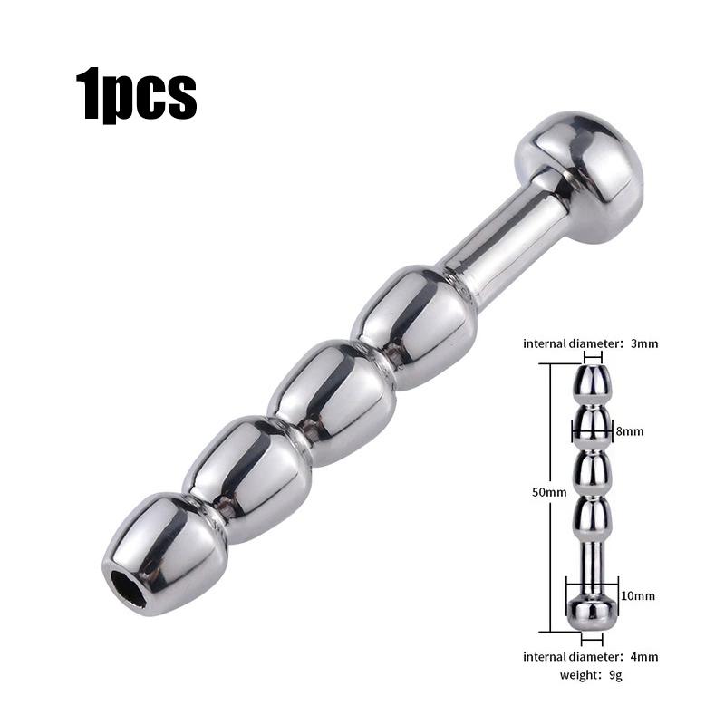 Uretrální dilatace Kovové katetry Anální kuličky Pro Pánskou Sexuální Hračku Anální Kolík 5/6/7/8/9/10/mm Stimulace Penisu Hůlka Koňské Oko
